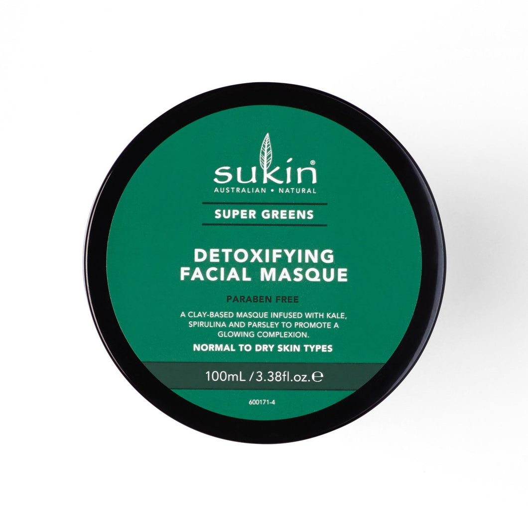 Sukin Supergreens Detox Clay Masque