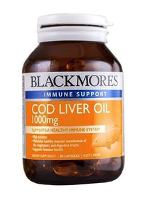 BL Cod Liver Oil 1000mg 80 caps