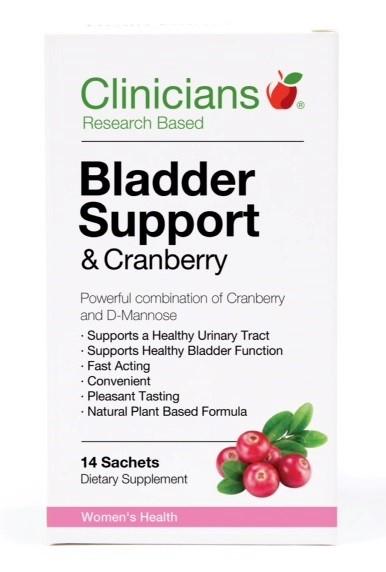 Clinicians Bladder and Cranberry Sachets
