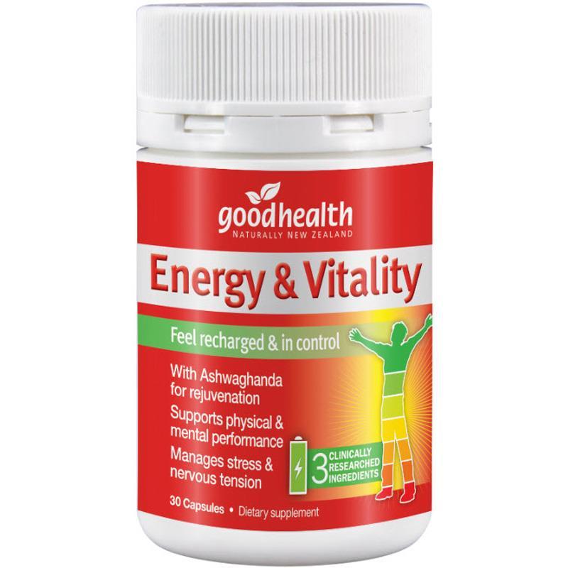 GHP Energy & Vitality Support 30 caps