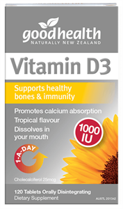 Good Health Products Vitamin D3 1000IU