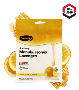 COMV Lemon & Honey Lozenges bagged