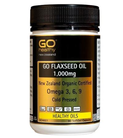 Go Healthy Go Flaxseed Oil 1000mg Org