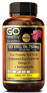 Go Healthy Go Krill Oil 750mg Reflux Free