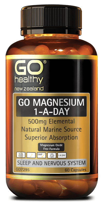 GO Magnesium 1-A-Day 500mg 60's